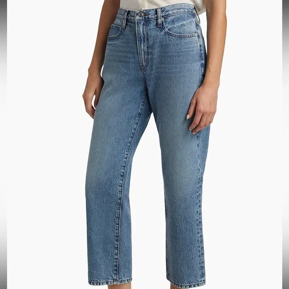 Frame Denim Women's Light Blue Relaxed Jeans - Picture 1 of 9